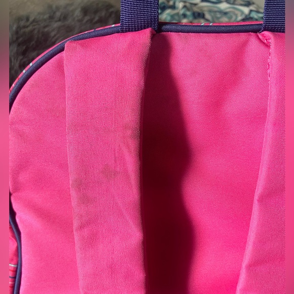 American Girl pink and blue school backpack - Picture 4 of 5